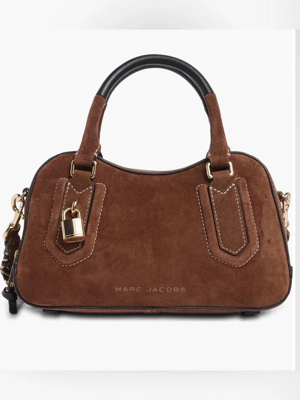 Marc Jacobs Brown Suede drifter Top-Handle satchel